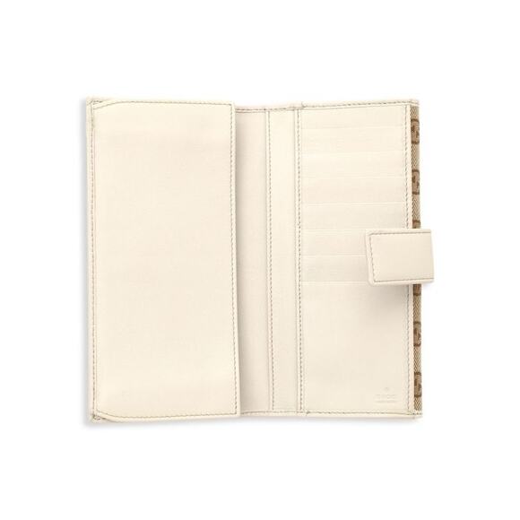 Authentic Gucci Canvas and Sherry Bow Doublesided Wallet - Picture 2 of 7